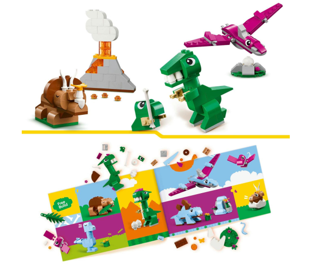 LEGO Classic 11041 Kreatywne dinozaury - 1283657 - zdjęcie 9